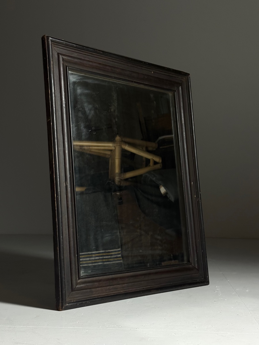 Miroir en pin, vers 1900-photo-1