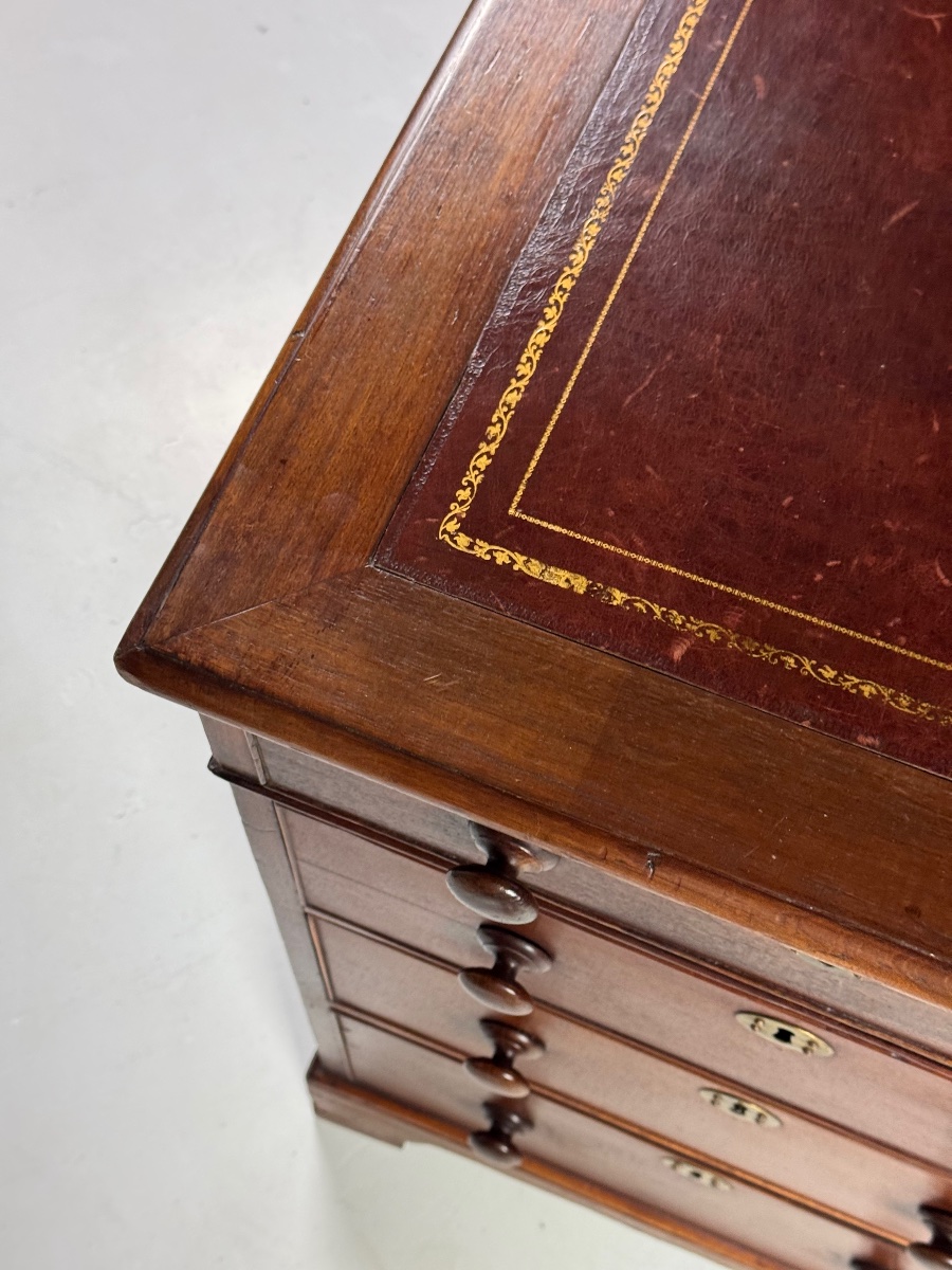 19th-century Mahogany Double Desk-photo-5