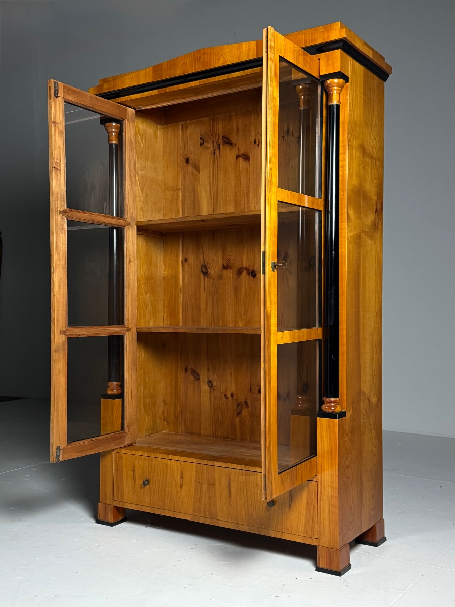 German Biedermeier-style Cabinet, Circa 1900-photo-6