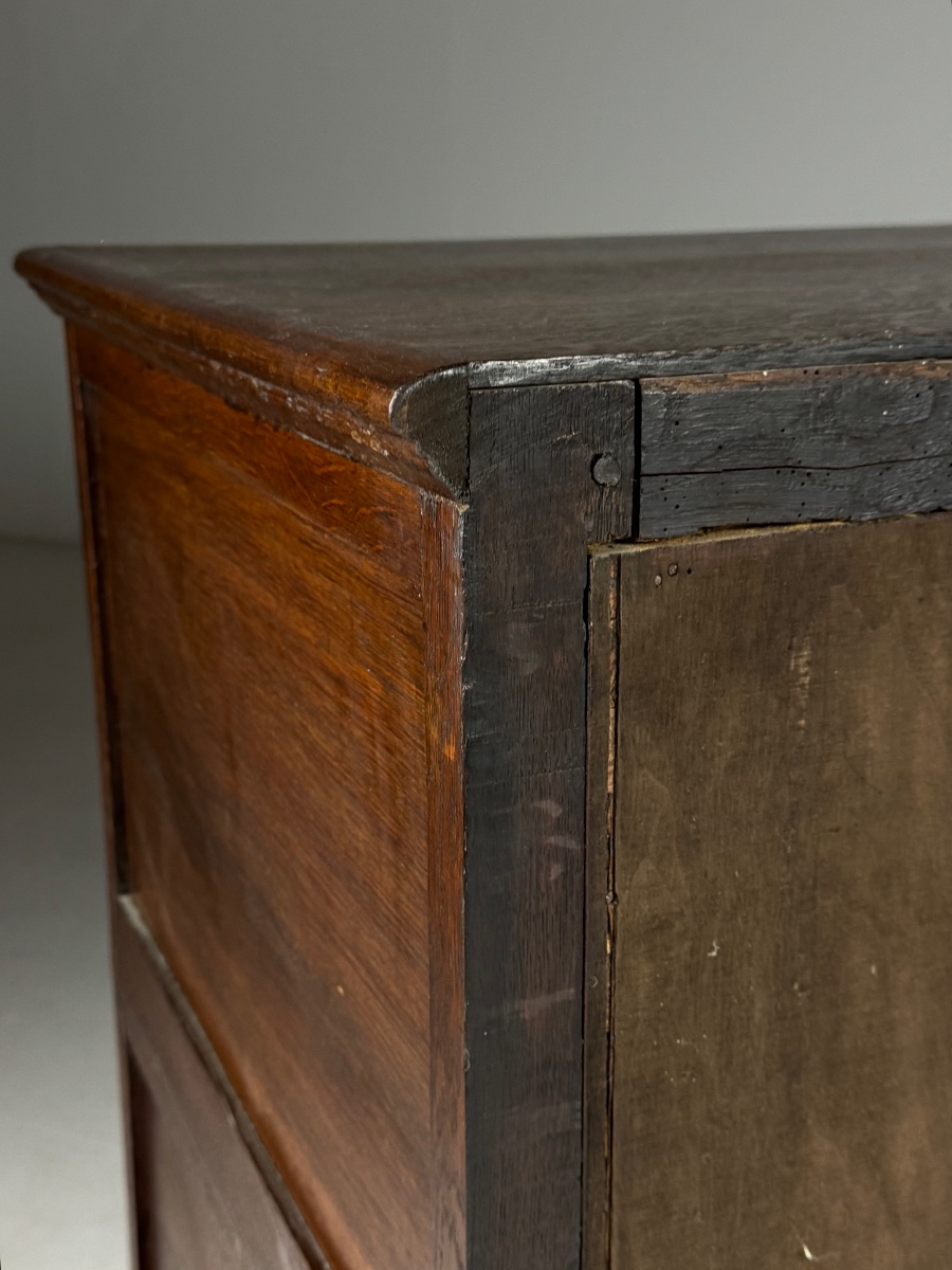 Commode anglaise du XVIIe siècle en chêne-photo-6