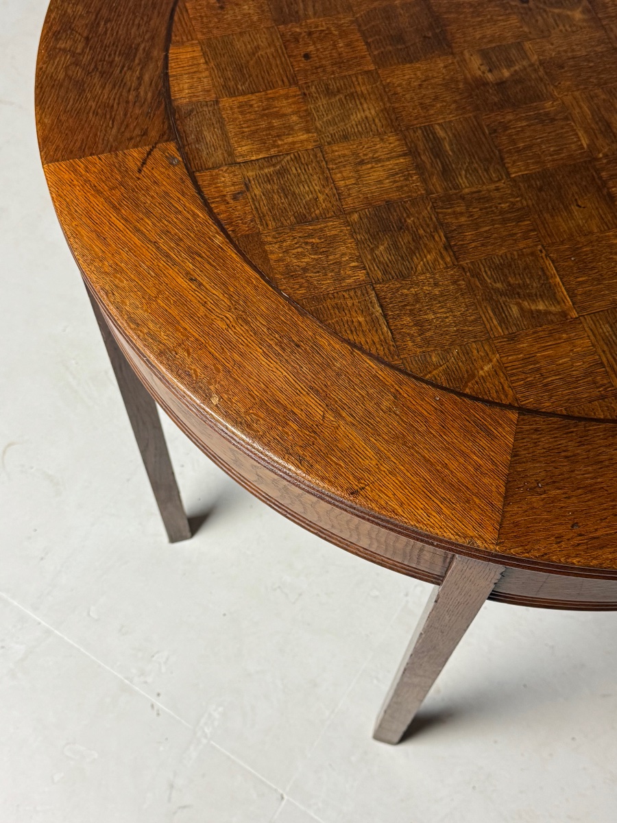 Table basse en chêne, début du XXe siècle-photo-6