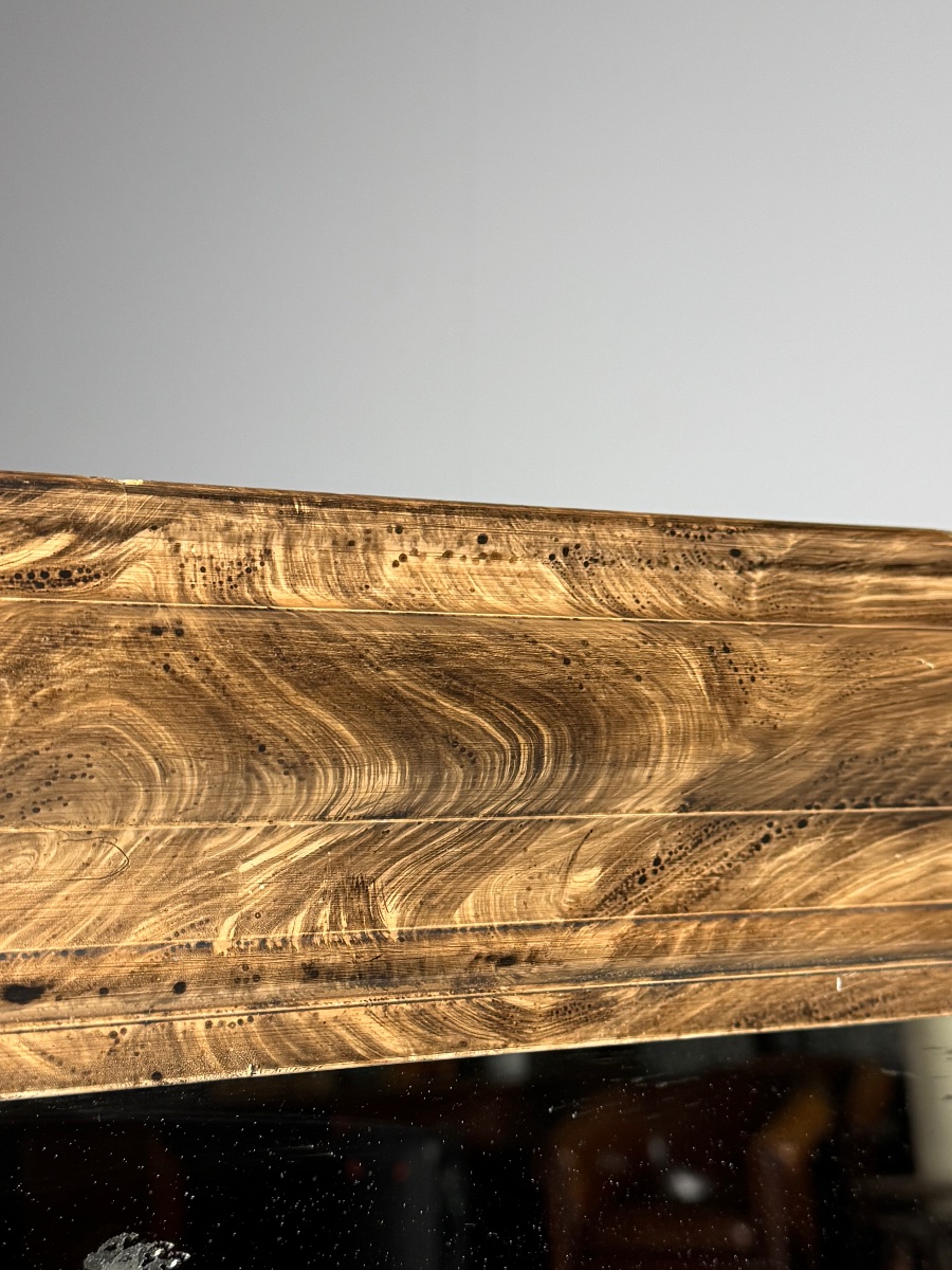 Faux Bois mirroir Louis Philippe-photo-3