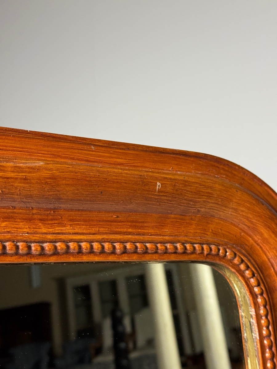 Miroir Faux Bois Louis-Philippe-photo-1