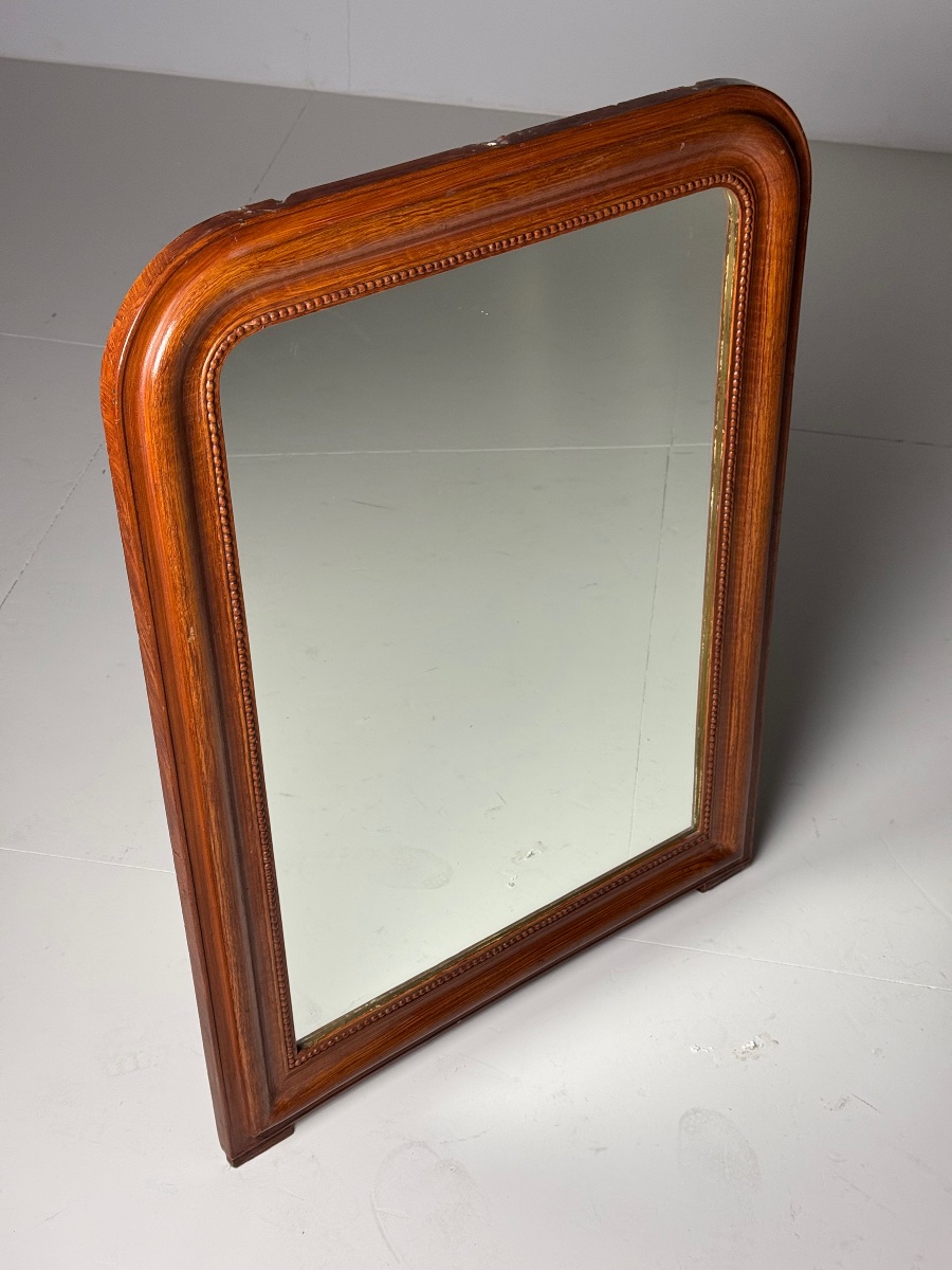 Miroir Faux Bois Louis-Philippe-photo-4