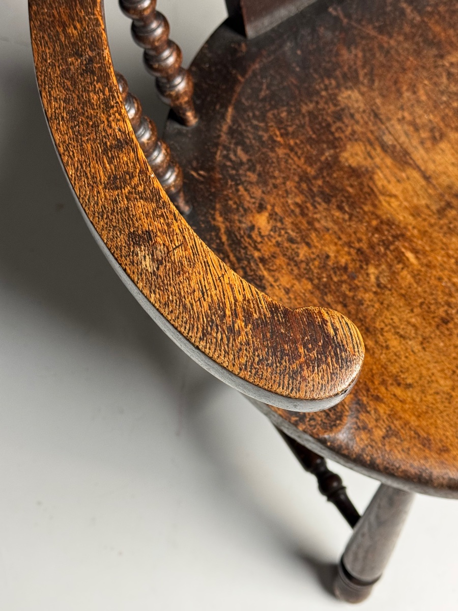 Chaise Bobbin, début du XXe siècle-photo-2
