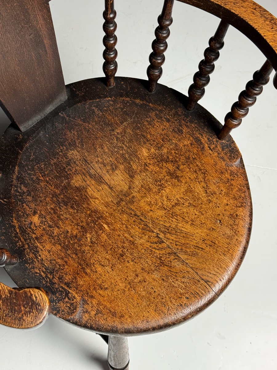 Chaise Bobbin, début du XXe siècle-photo-2