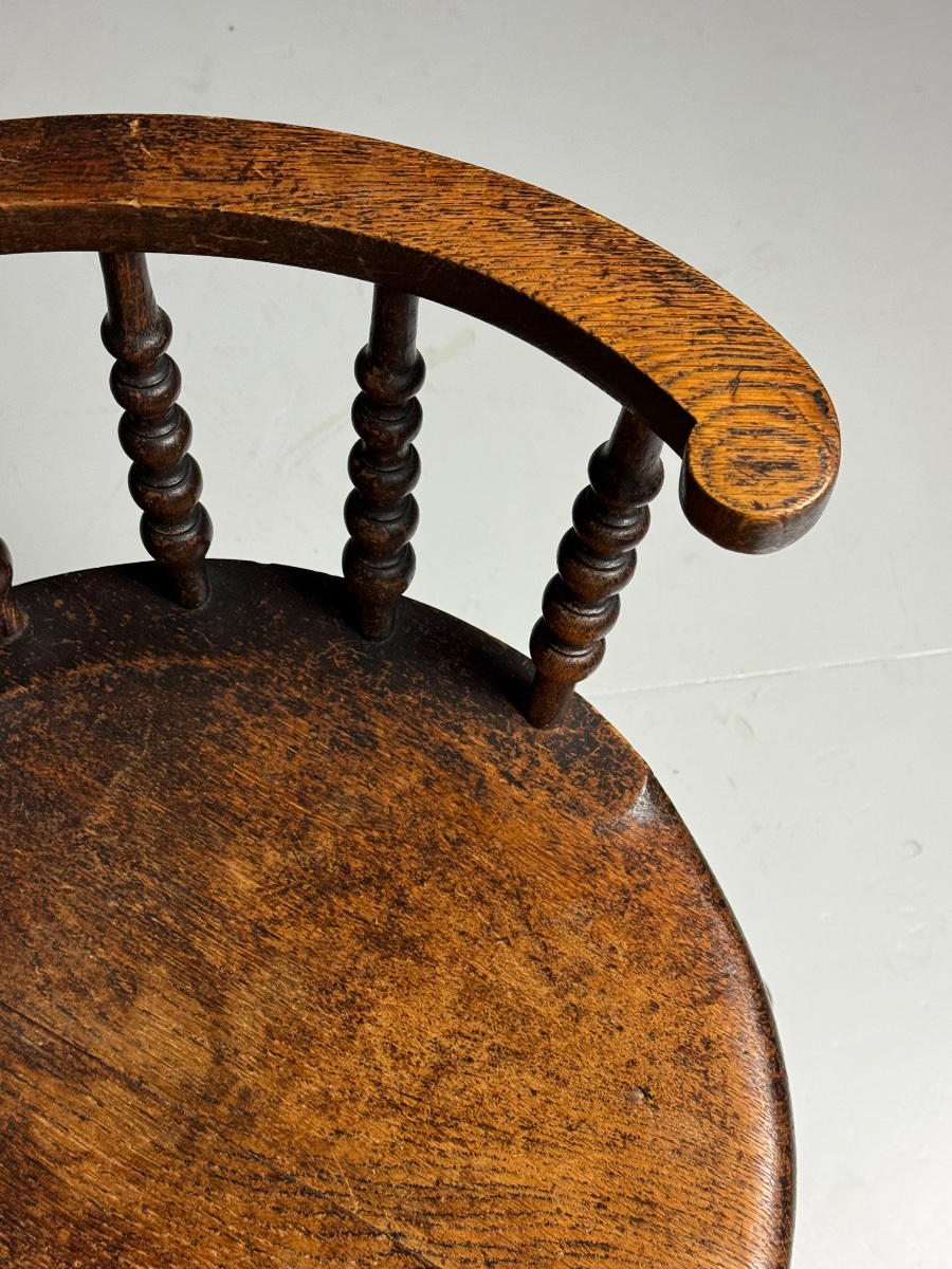 Chaise Bobbin, début du XXe siècle-photo-3