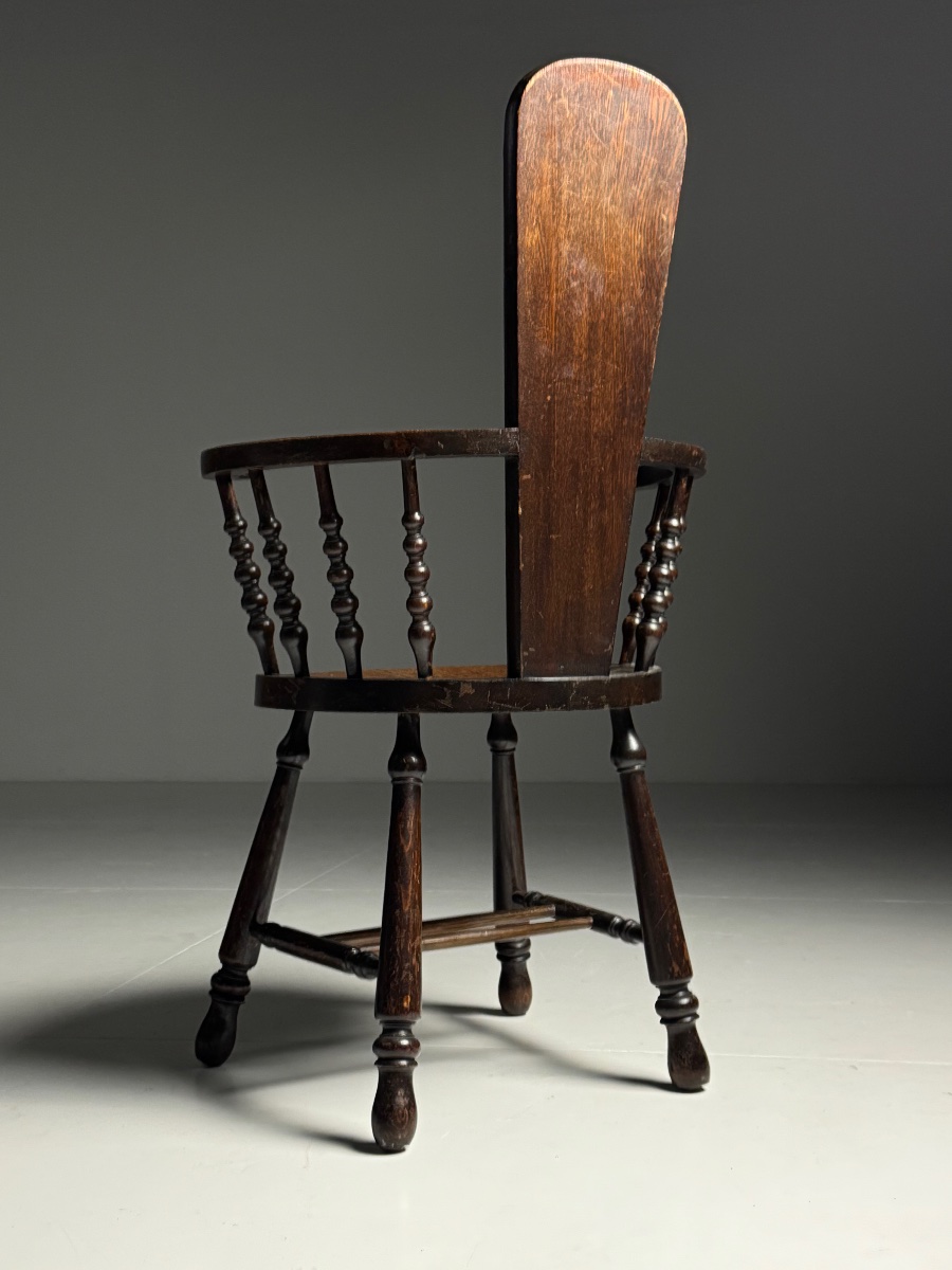 Chaise Bobbin, début du XXe siècle-photo-4