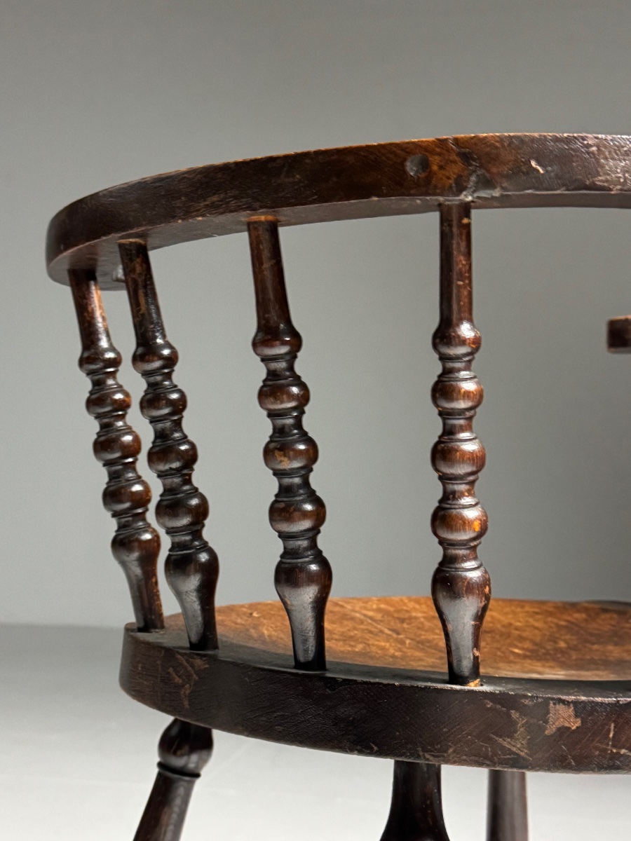 Chaise Bobbin, début du XXe siècle-photo-6