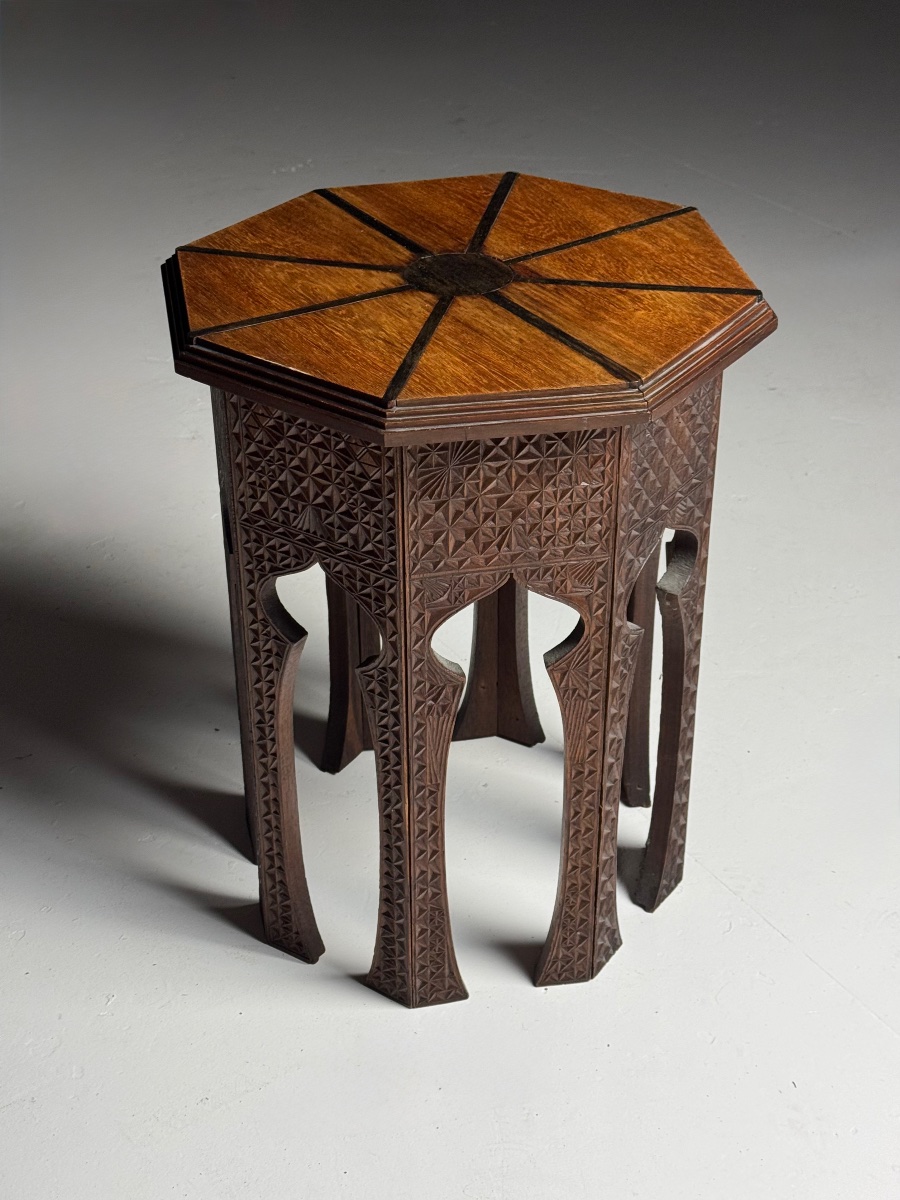 Table d'appoint de style anglo-indien-photo-3