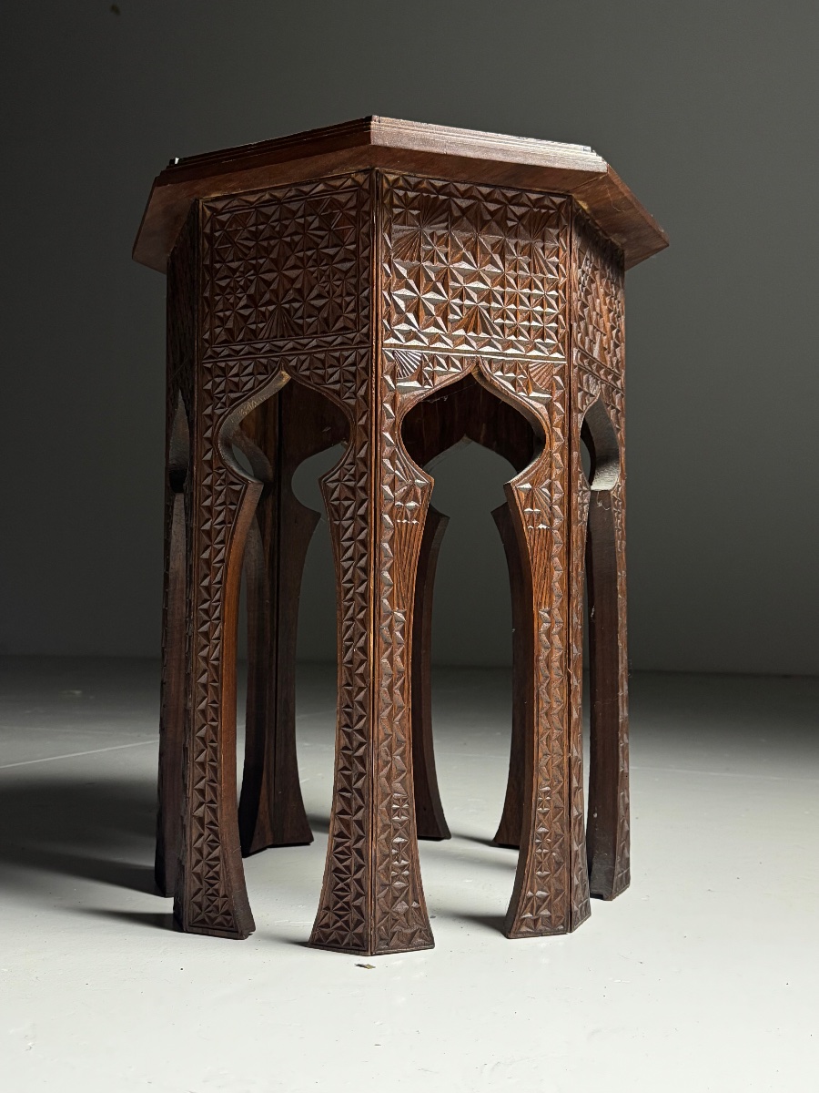 Table d'appoint de style anglo-indien-photo-6