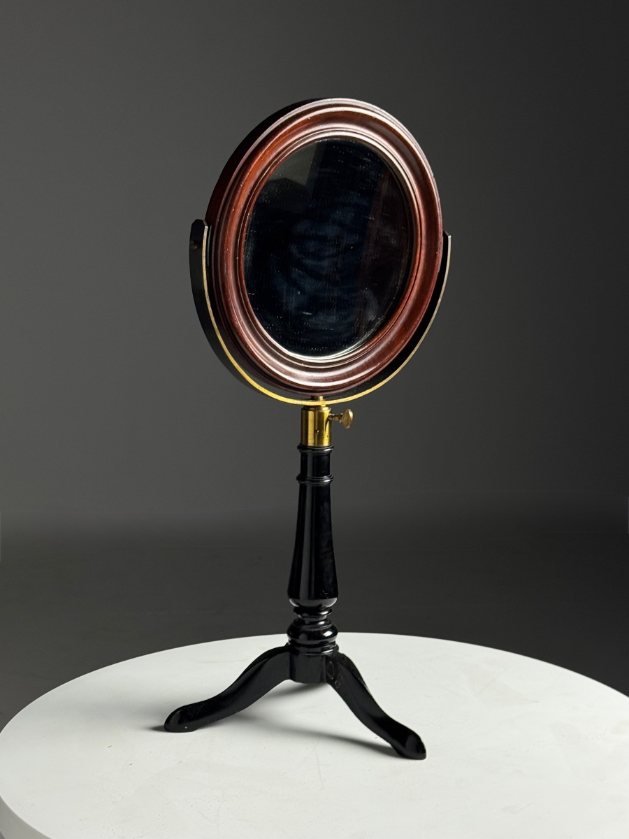 English Mahogany Makeup Mirror