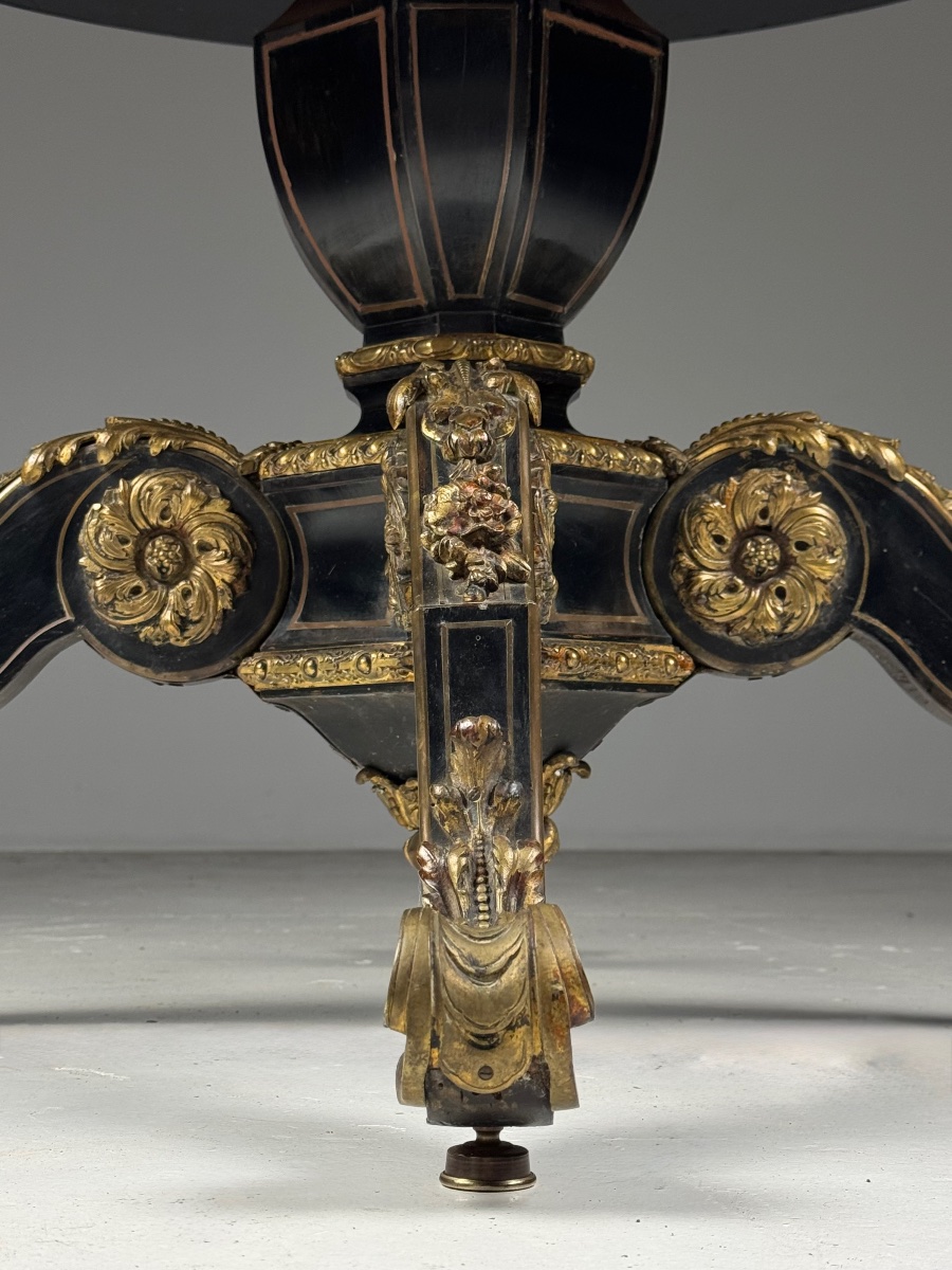 Napoleon III Coffee Table, 19th Century-photo-2