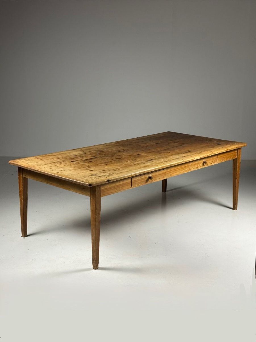 English-style Pine Dining Table, 250 Cm