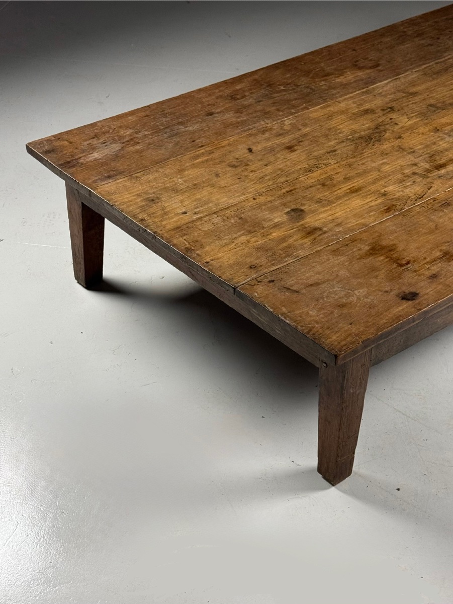 206cm Teak Coffee Table-photo-3