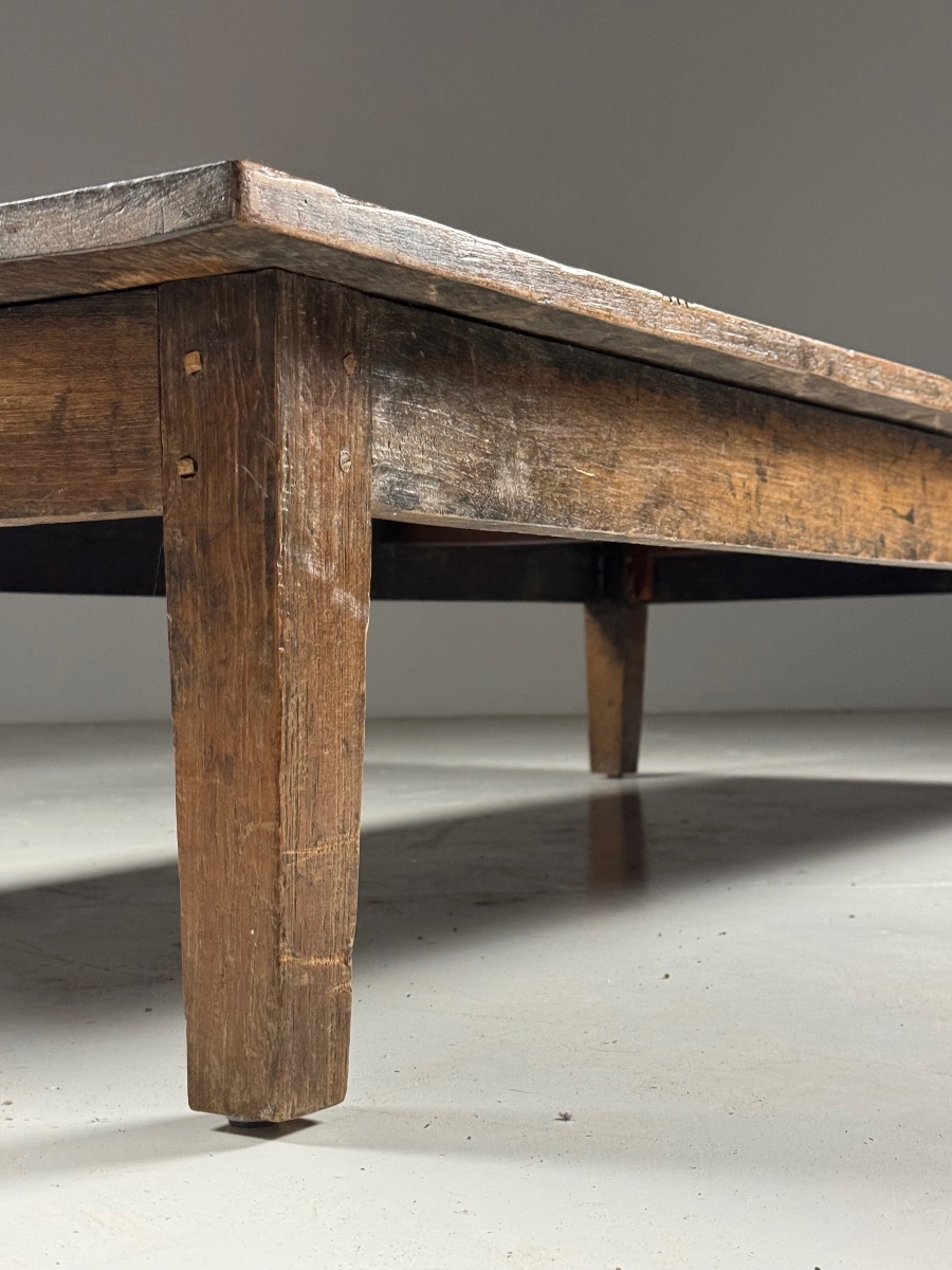206cm Teak Coffee Table-photo-4