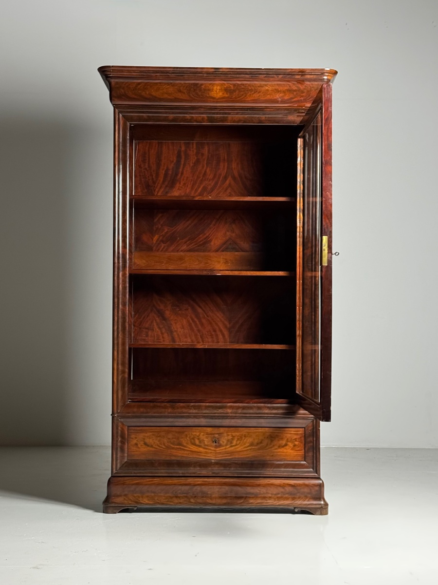Vitrine de style Biedermeier, vers 1850-photo-4