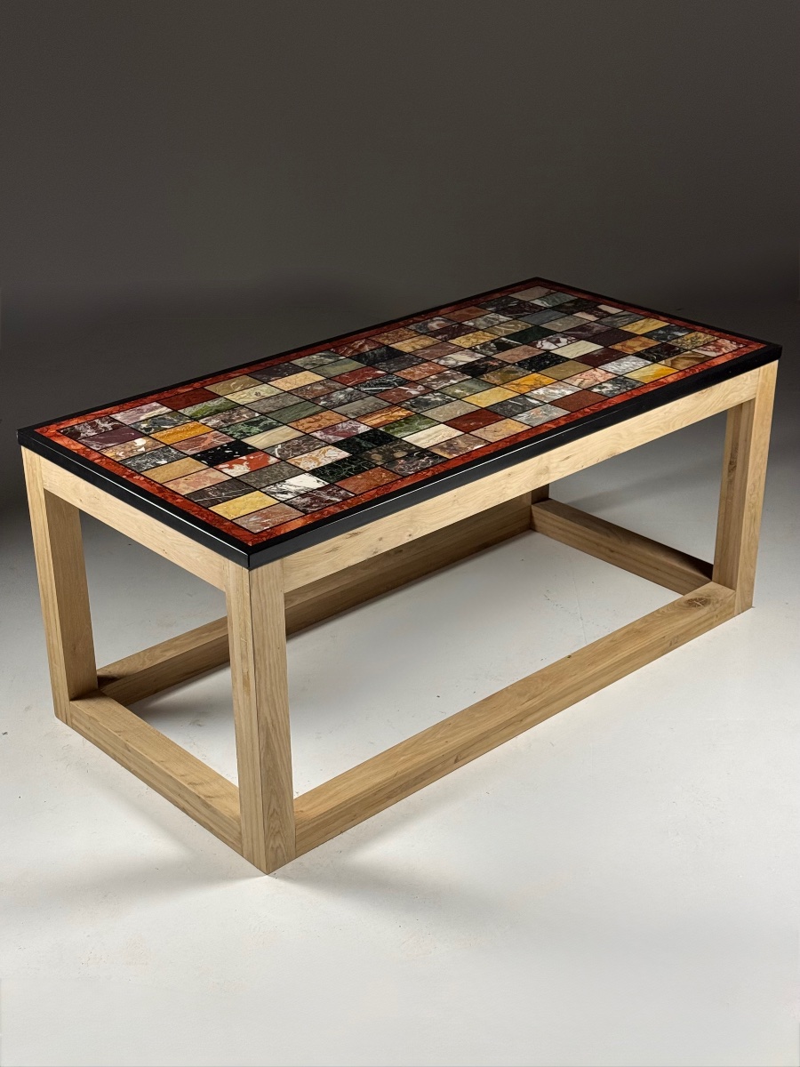 Vintage Marble Table In The Grand Tour Style