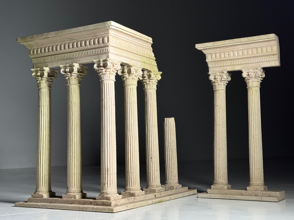 Modèles du Grand Tour représentant les ruines de Rome
