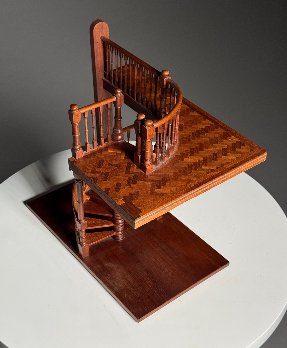 Maquette d'escalier architectural vintage-photo-2