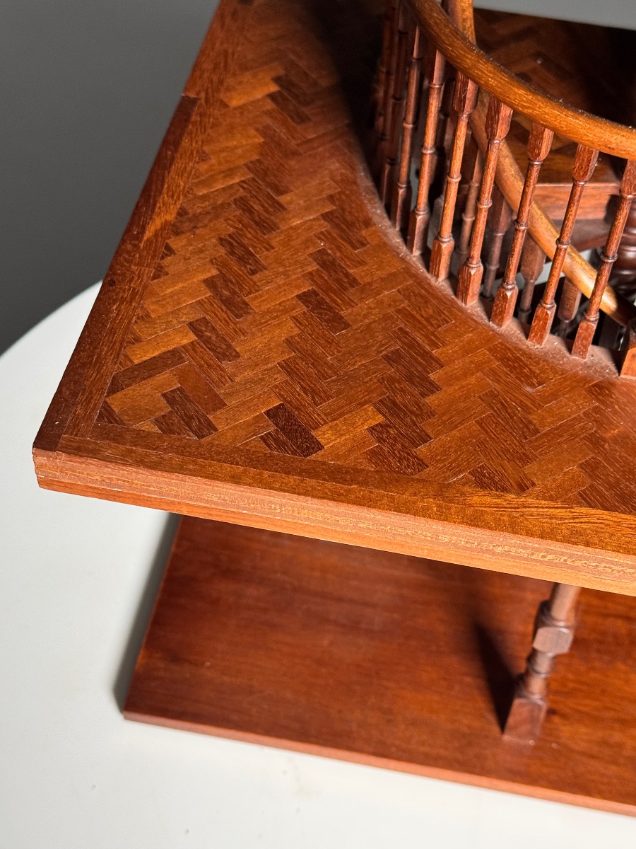 Maquette d'escalier architectural vintage-photo-4
