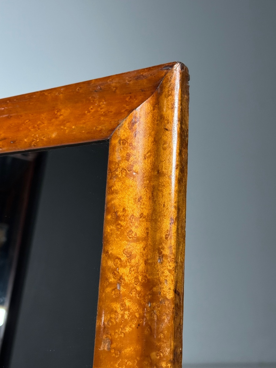 Set Of 2 Antique Rootwood Mirrors-photo-5