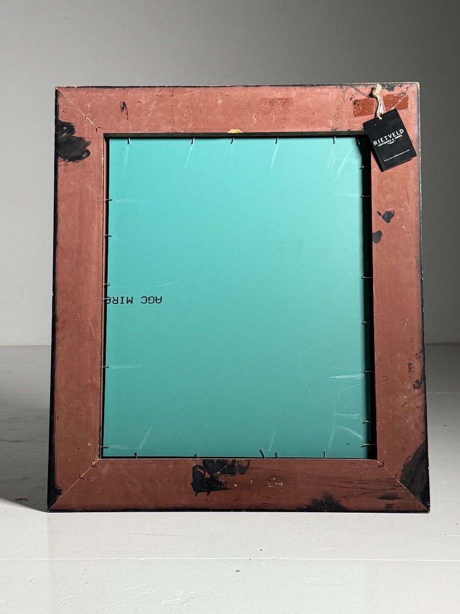 Miroir à cadre ondulé, XXe siècle-photo-1