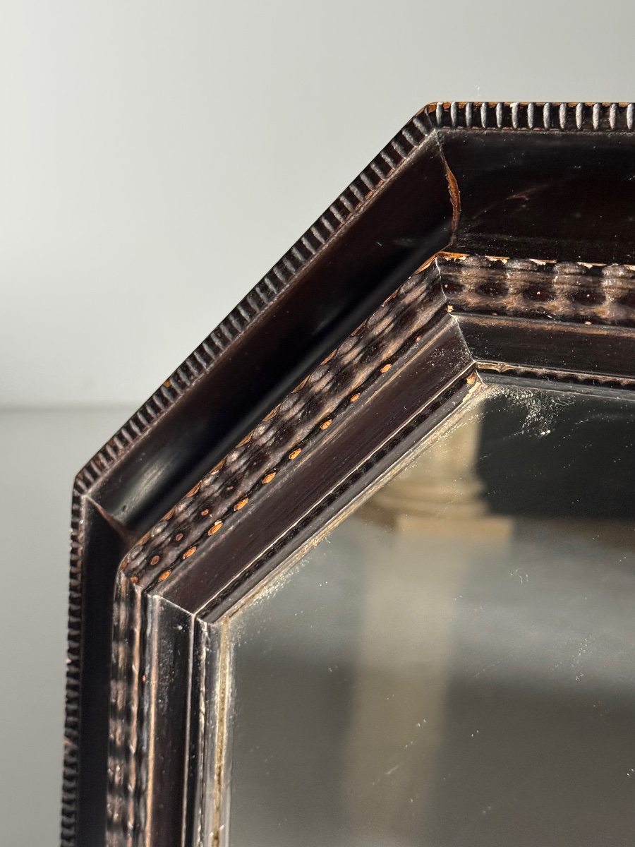 Vintage Mirror With A Wavy Frame-photo-4