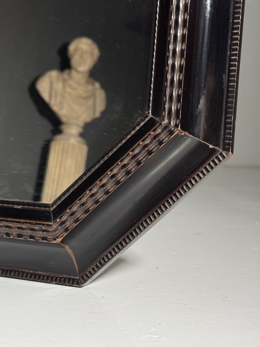 Vintage Mirror With A Wavy Frame-photo-5