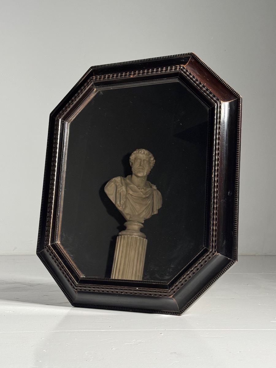 Vintage Mirror With A Wavy Frame-photo-6