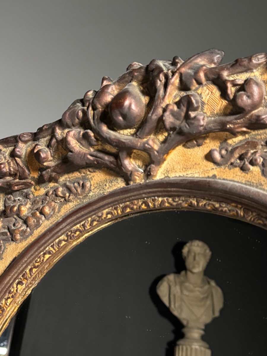 19th-century Baroque-style Mirror-photo-3