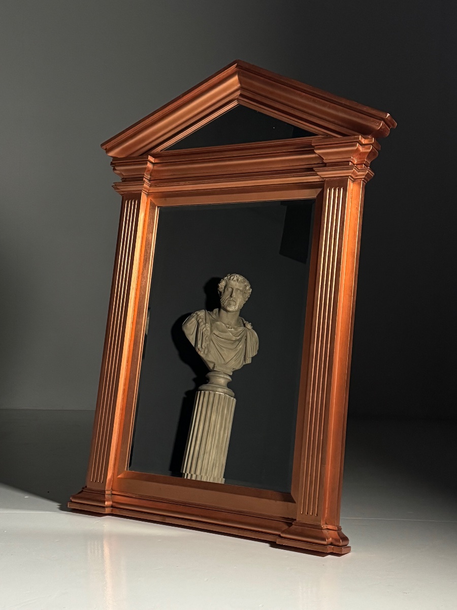 Neoclassical Mirror In Copper Color-photo-3