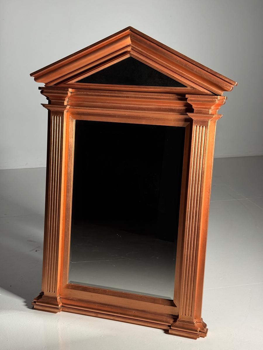 Miroir néoclassique couleur cuivre-photo-1