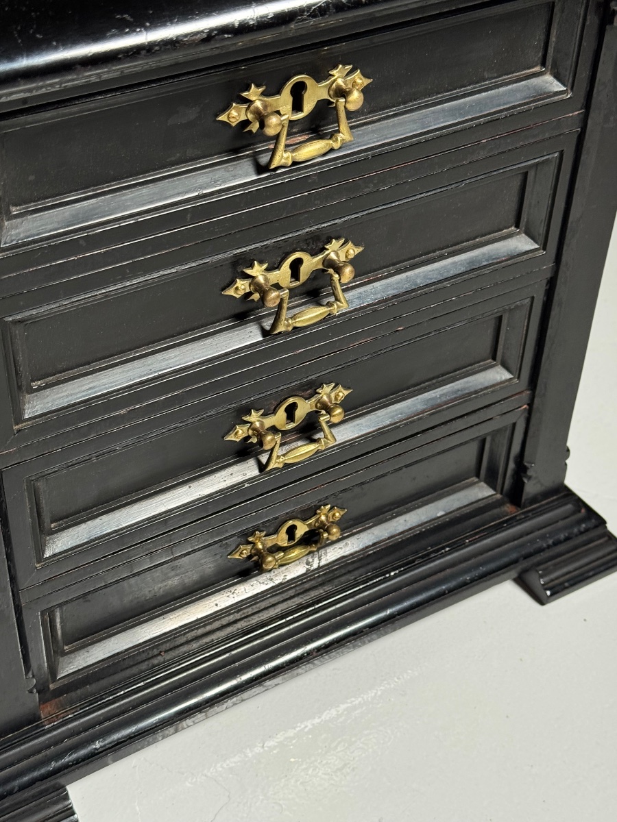 19th-century Jewelry Box, Black-photo-3