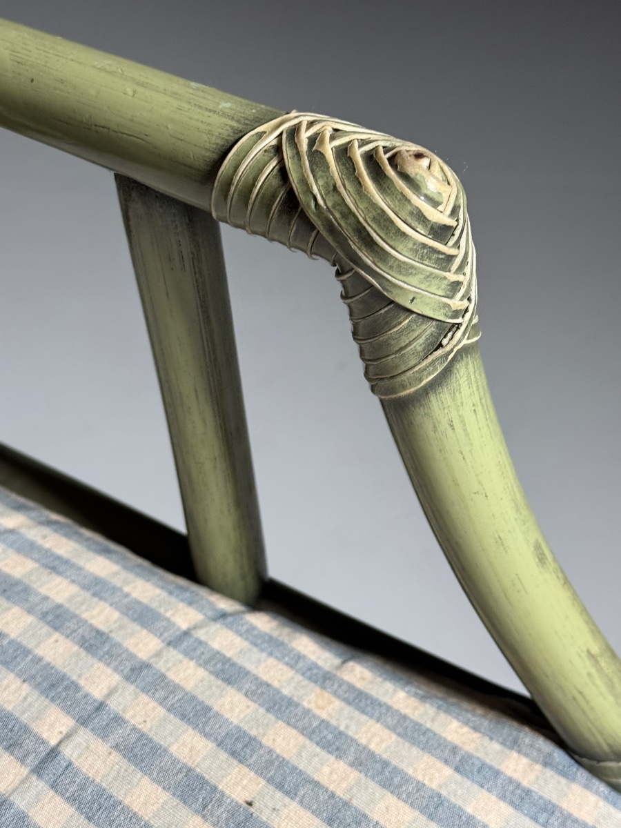 Vintage Bamboo Chair From 1980 -photo-3