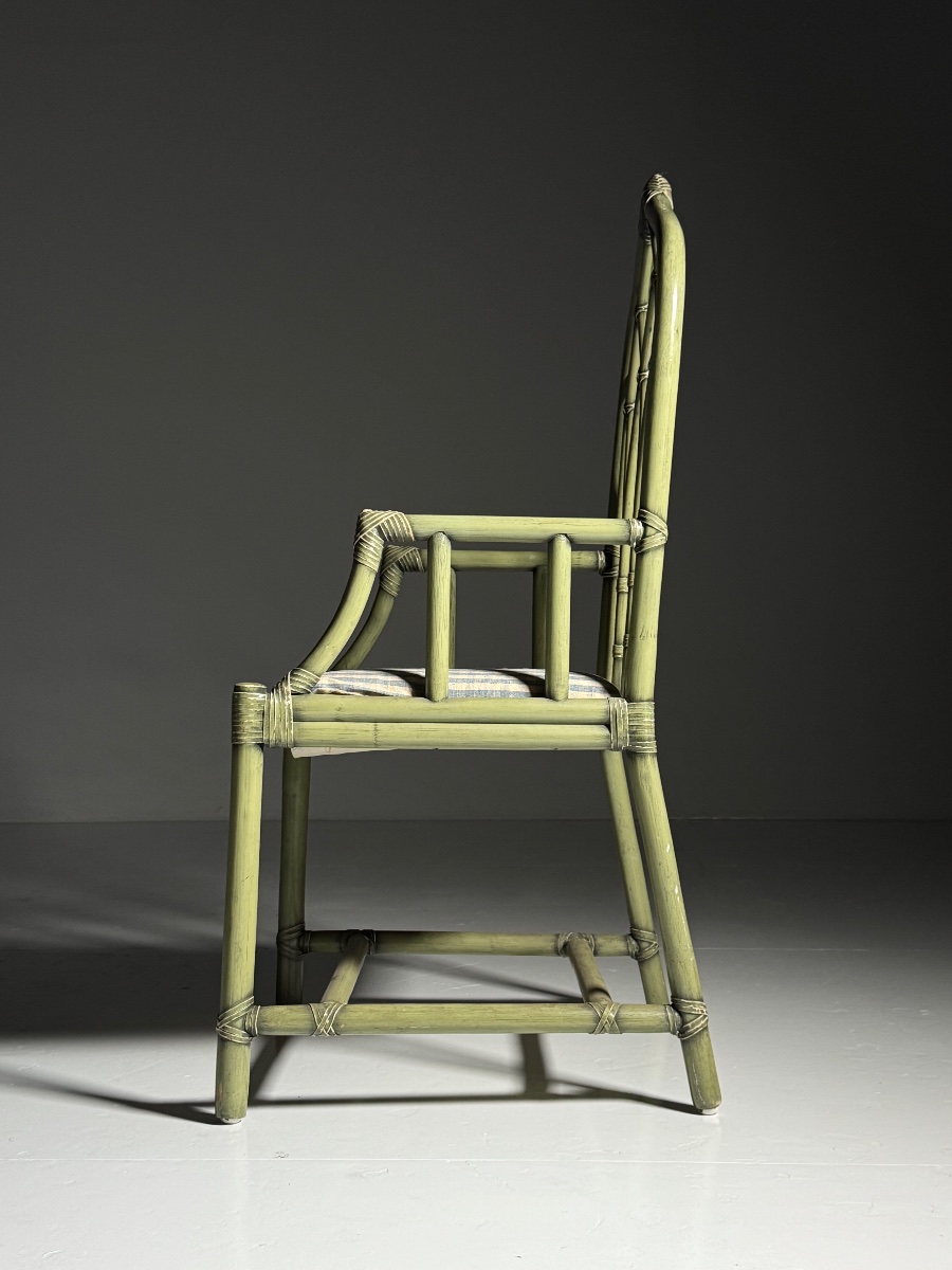 Vintage Bamboo Chair From 1980 -photo-4