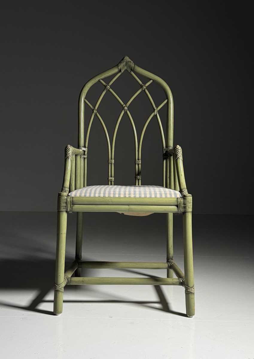 Vintage Bamboo Chair From 1980 -photo-2