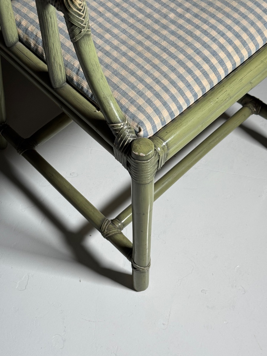 Vintage Bamboo Chair From 1980 -photo-3