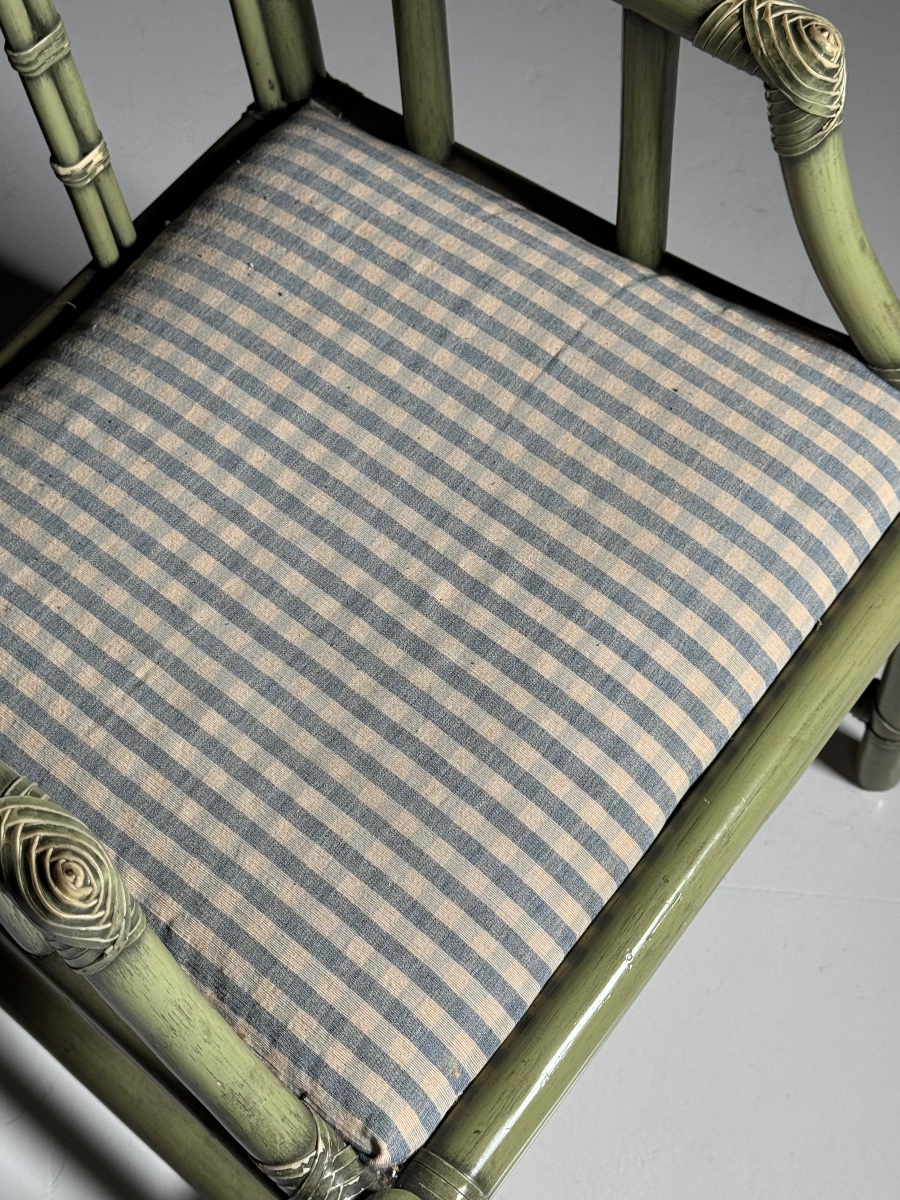 Vintage Bamboo Chair From 1980 -photo-4