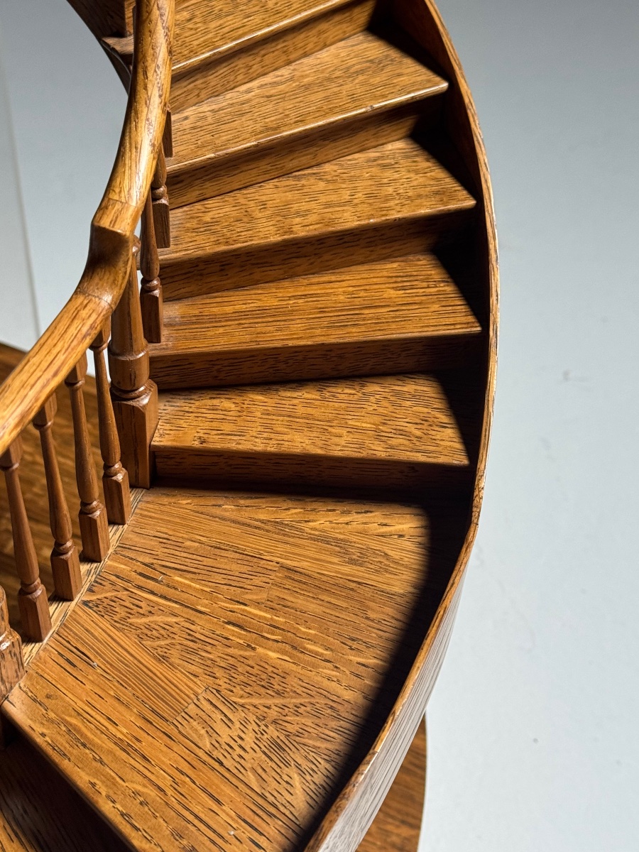 20th-century Architectural Staircase Model-photo-3