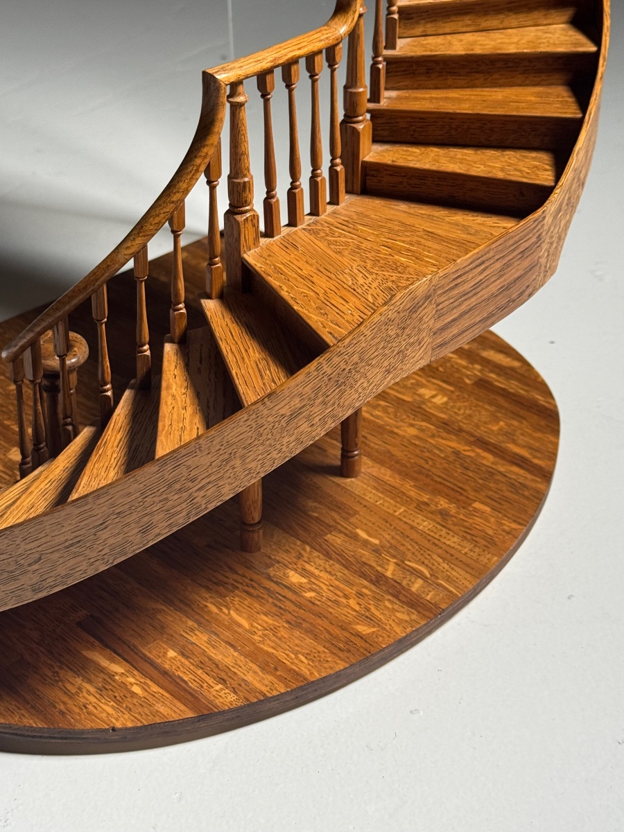 20th-century Architectural Staircase Model-photo-4