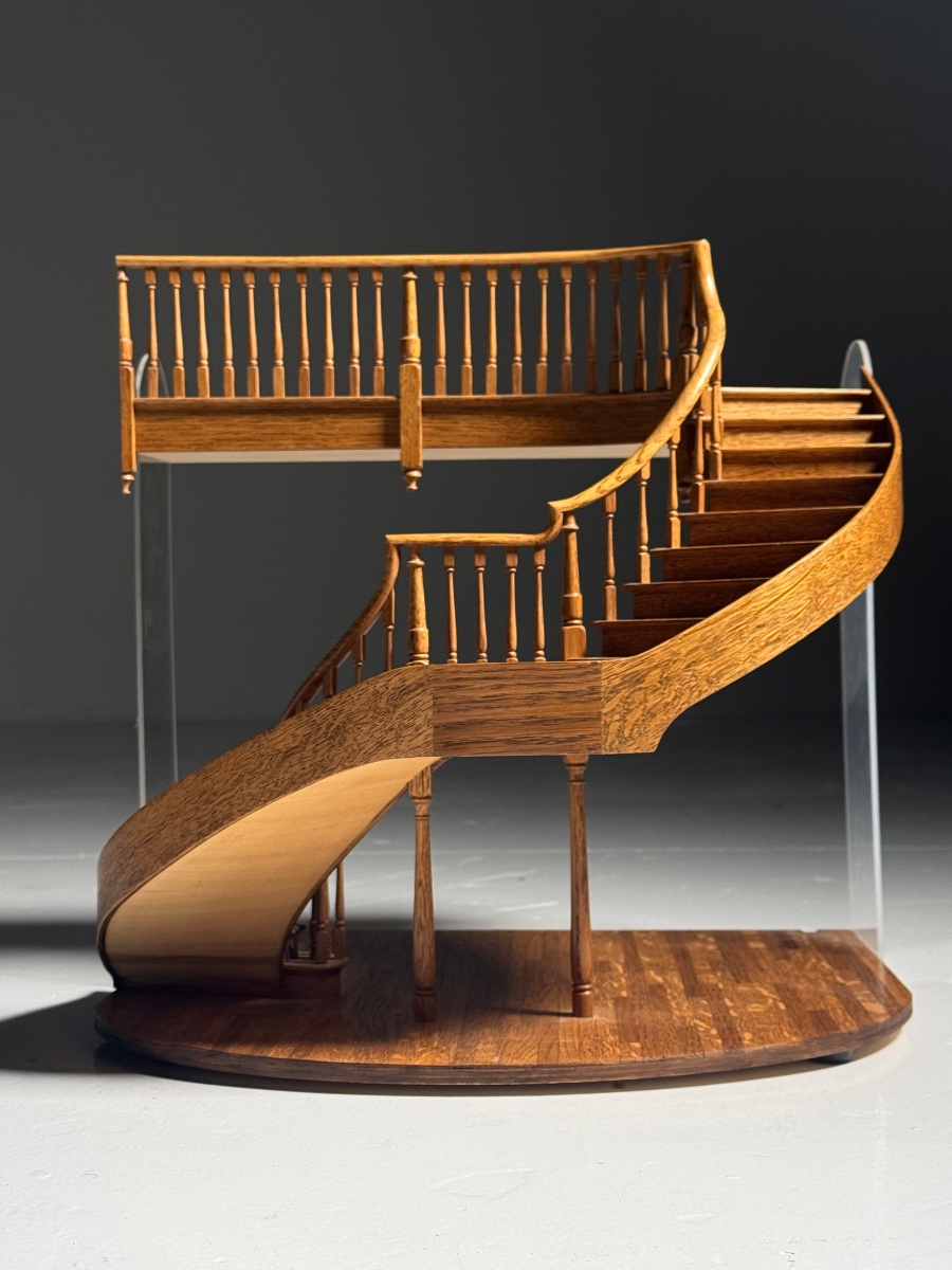 20th-century Architectural Staircase Model-photo-5