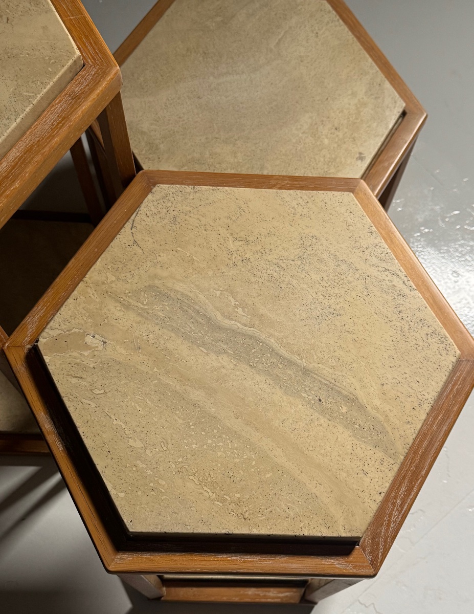 Set Of 3 Roche Bobois Side Tables-photo-4
