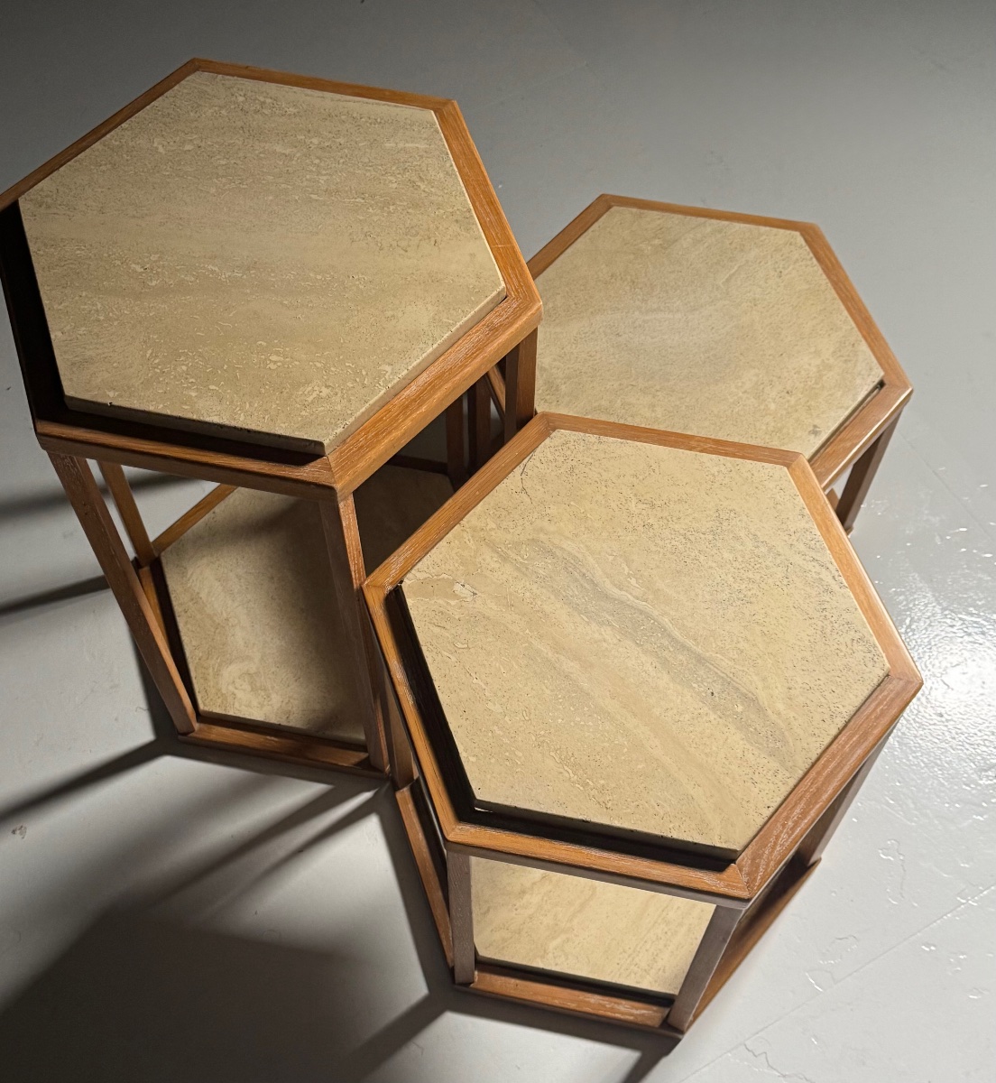 Set Of 3 Roche Bobois Side Tables-photo-5