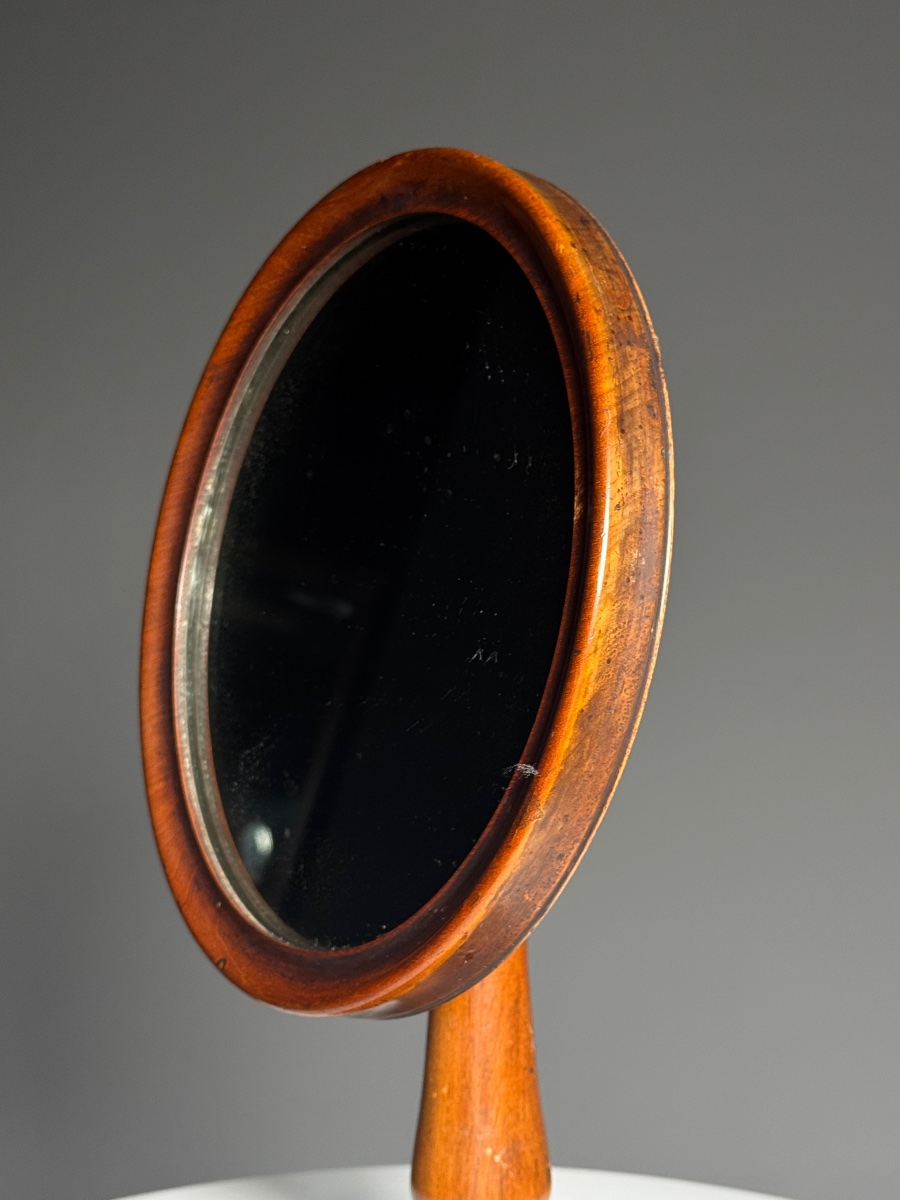 Miroir de maquillage anglais du XIXe siècle-photo-2