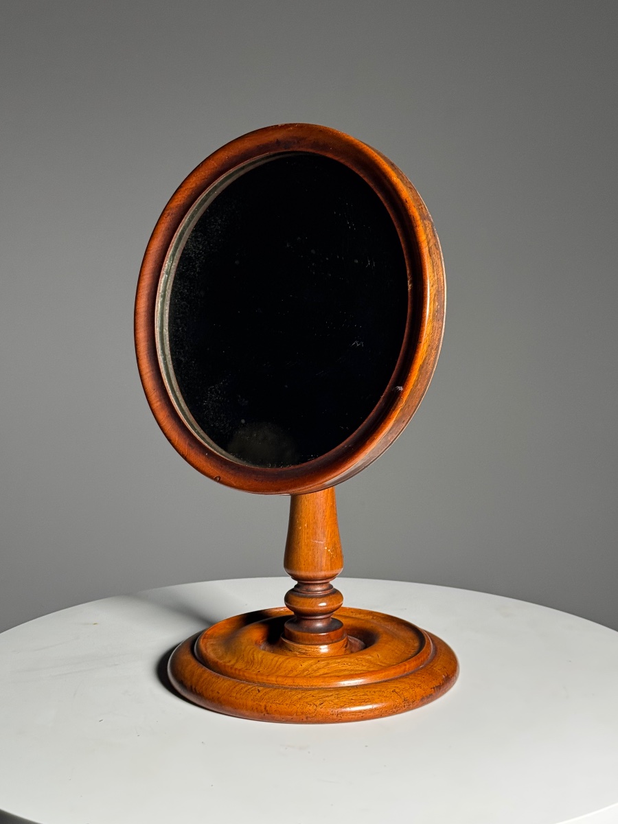Miroir de maquillage anglais du XIXe siècle-photo-4