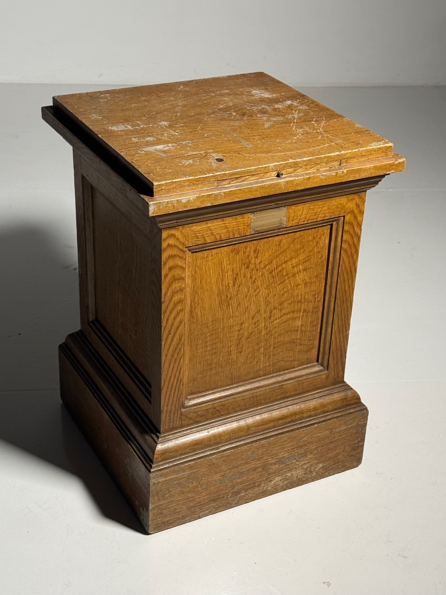 Socle classique en bois du XXe siècle-photo-3