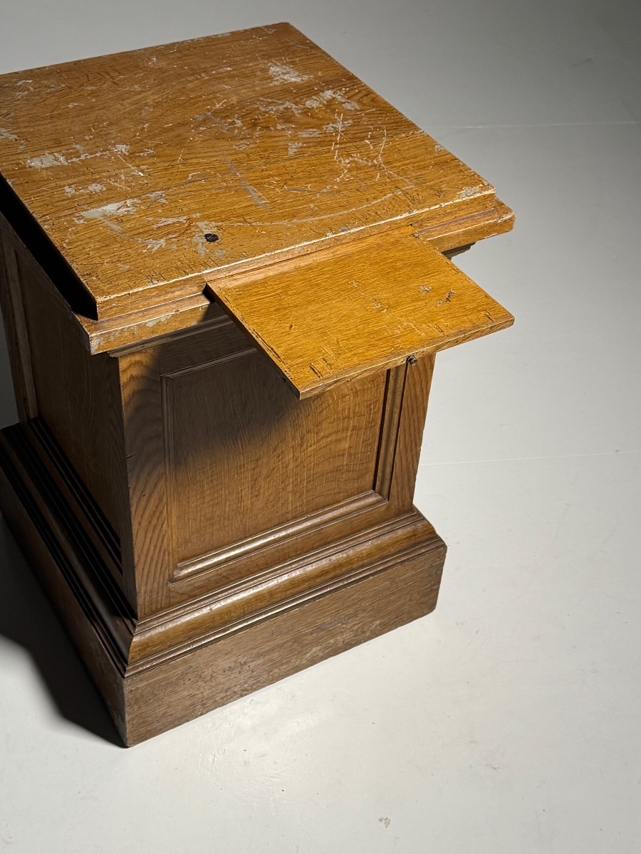 Socle classique en bois du XXe siècle-photo-6