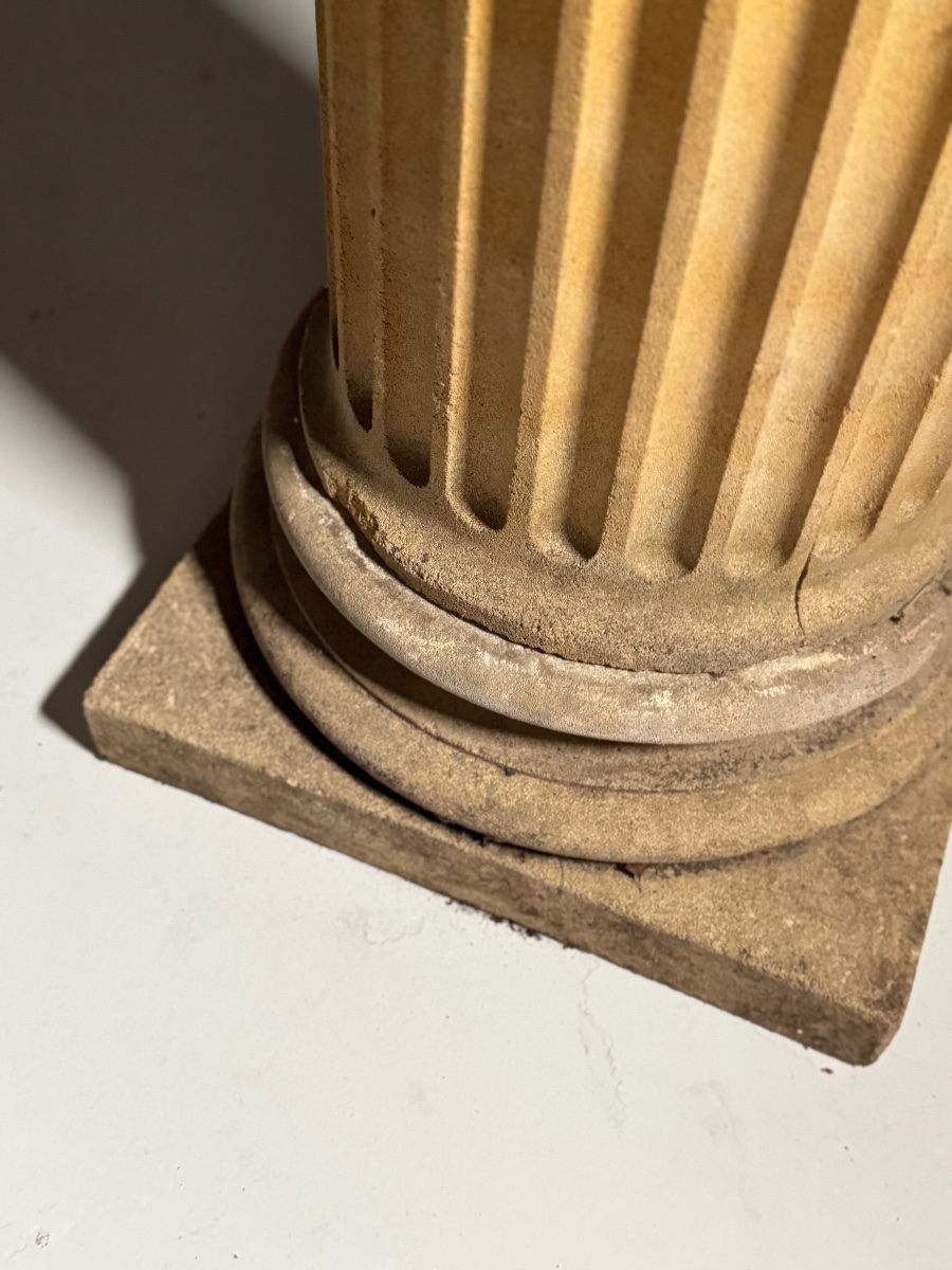 Socle de buste, XXe siècle béton, Antinoüs-photo-2