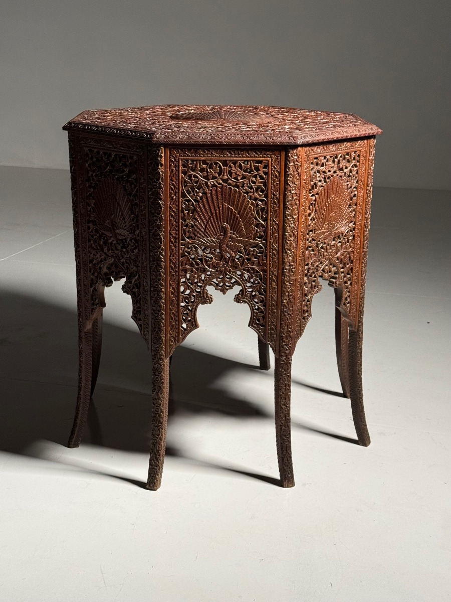 Table d'appoint indienne, vers 1900-photo-2